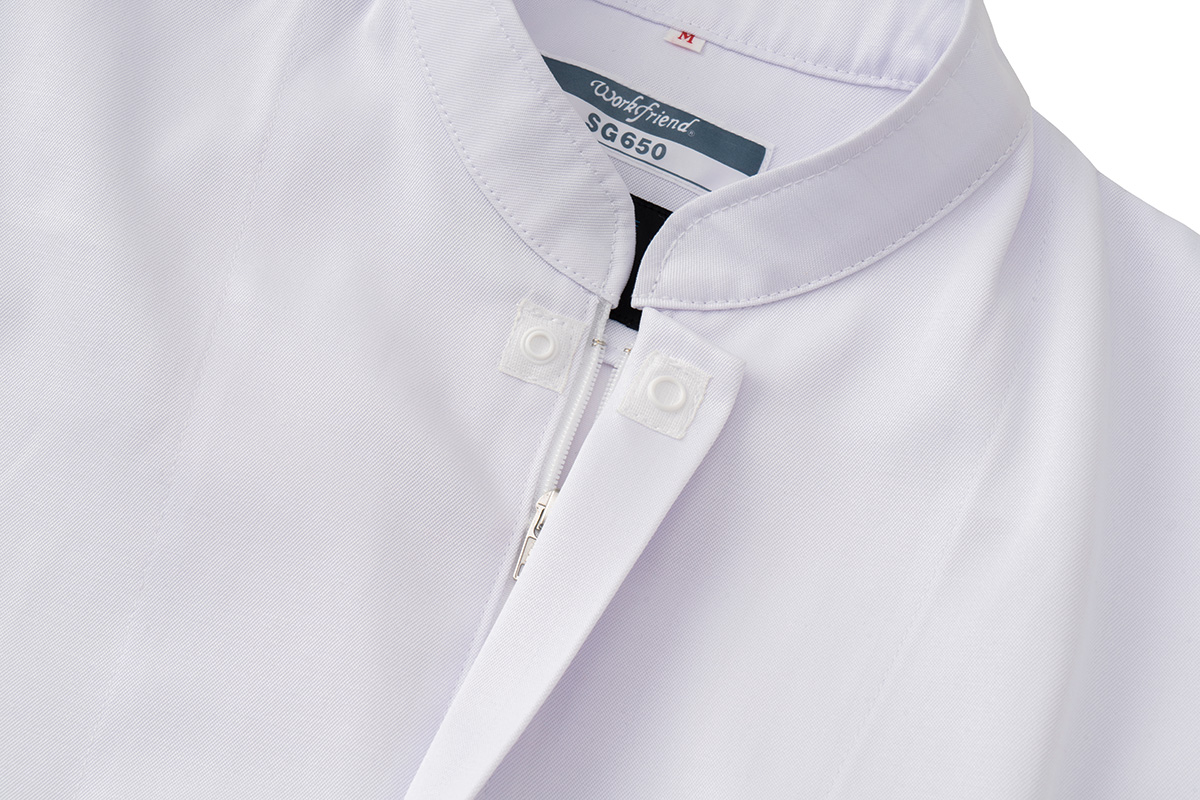 空調服内側・ウエストガードスナップ